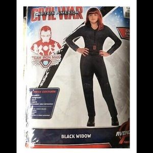 Avengers Child Lrg Black Widow Halloween Costume